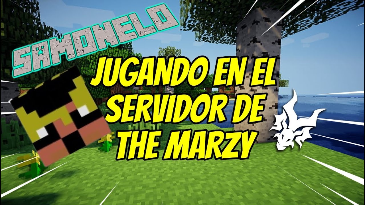JUGANDO MINECRAFT EN EL SERVIDOR DE THE MARZY - HYDRACRAFT COMANDOS