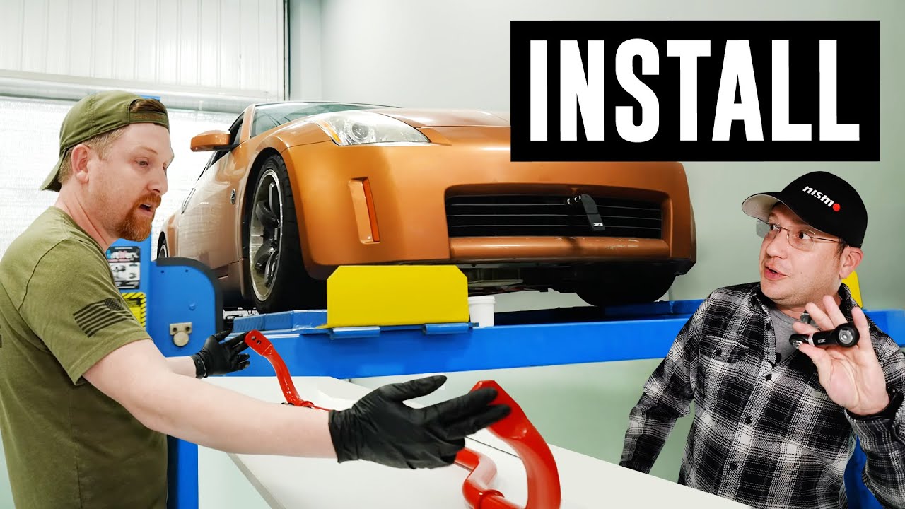Z1 350Z Front Adjustable Sway Bar End Links Install