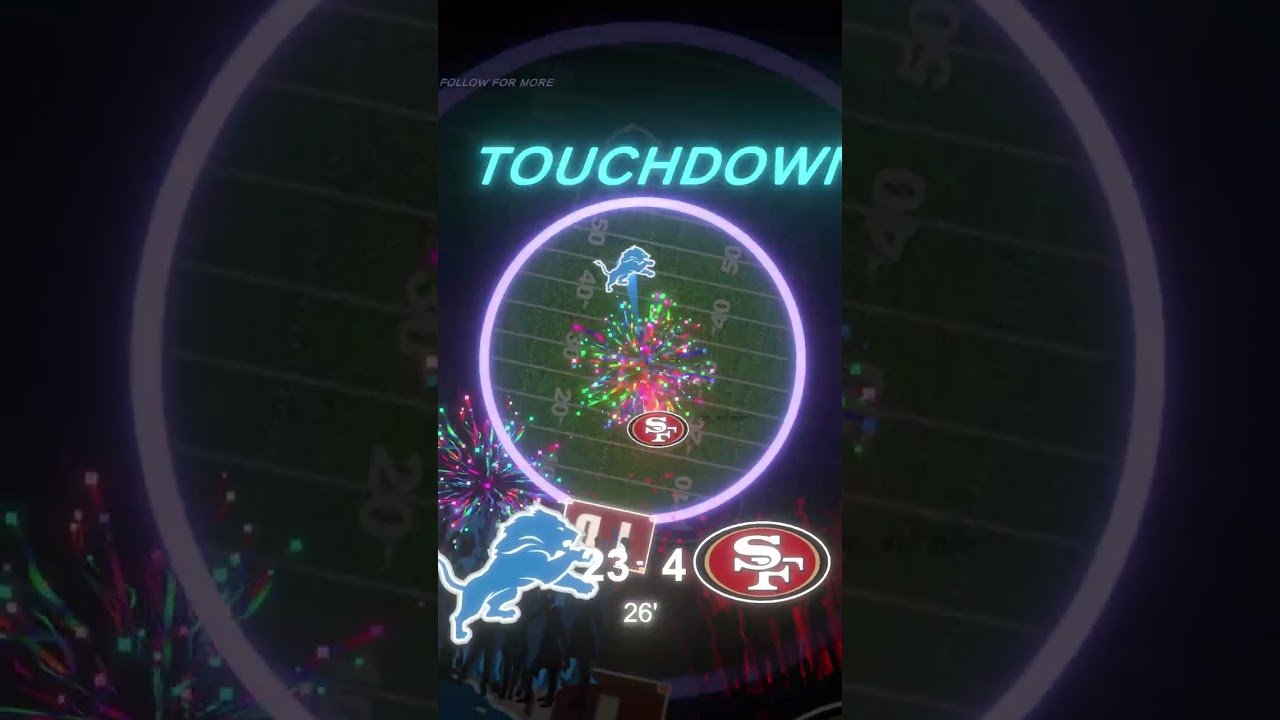 LIONS vs 49ERS🤯