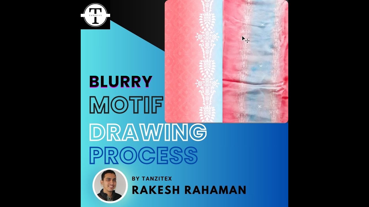 Blurry Motif Drawing Process in Photoshop For 