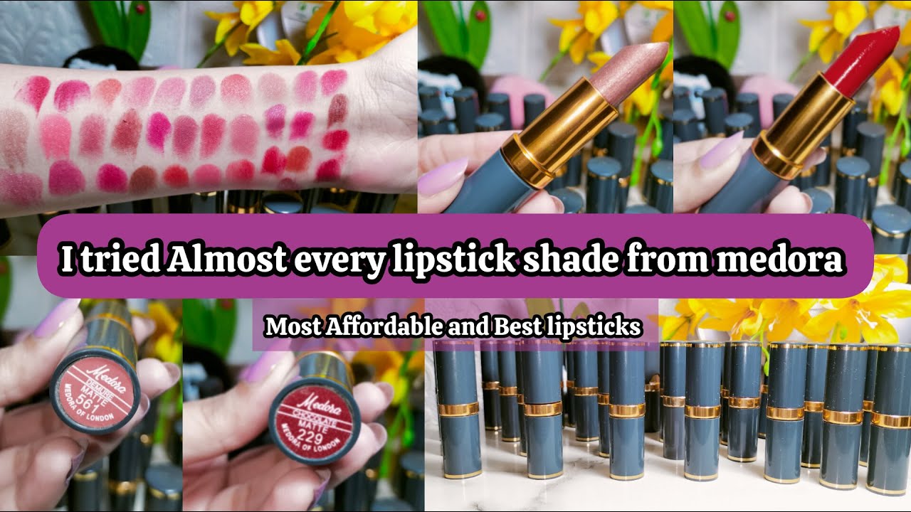 I Tried Almost every shade of medora lipstick | Best for summers