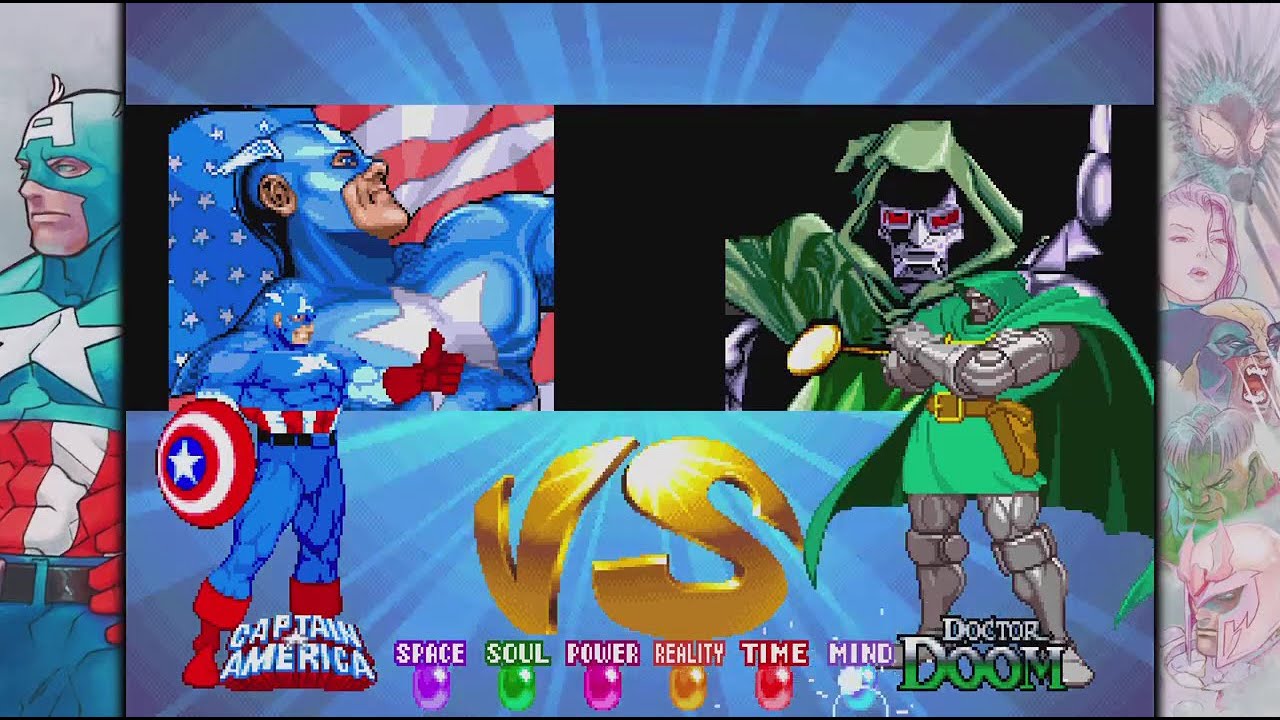Captain America vs Dr Doom 