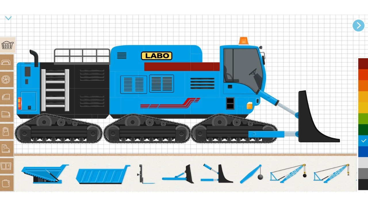 Building a UltimateExcavator Truck In Labo Construction Truck