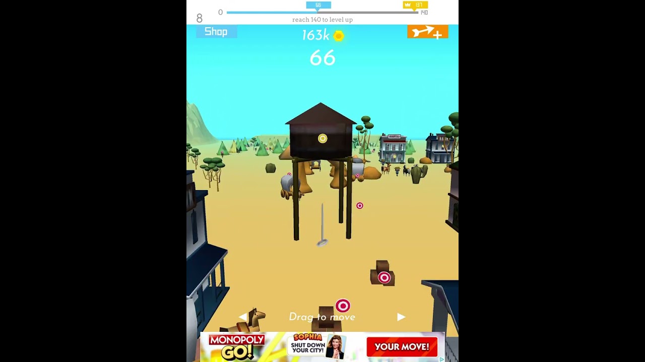 #bowandarrow game flying arrow. Omg I hit perfect 🤩