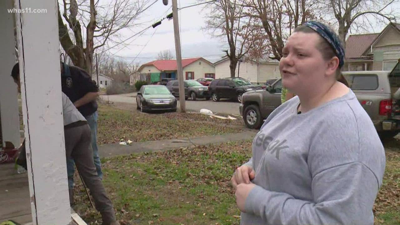 Woman and her pets survive twister that came through Dawson Springs
