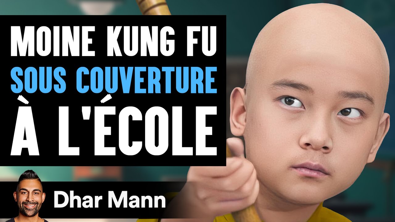 Le Moine Kung Fu SOUS COUVERTURE À L'école | Dhar Mann Studios