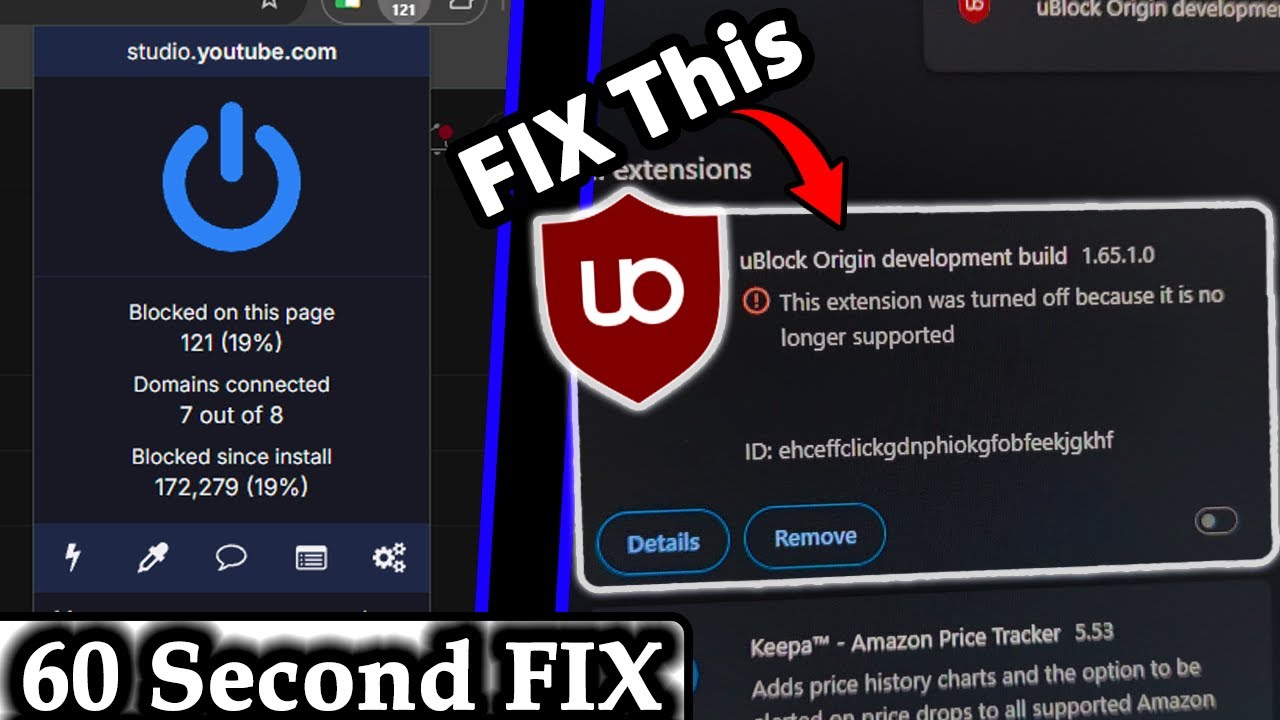 How to Fix uBlock for Chrome - SUPER QUICK Guide - Sept 2025