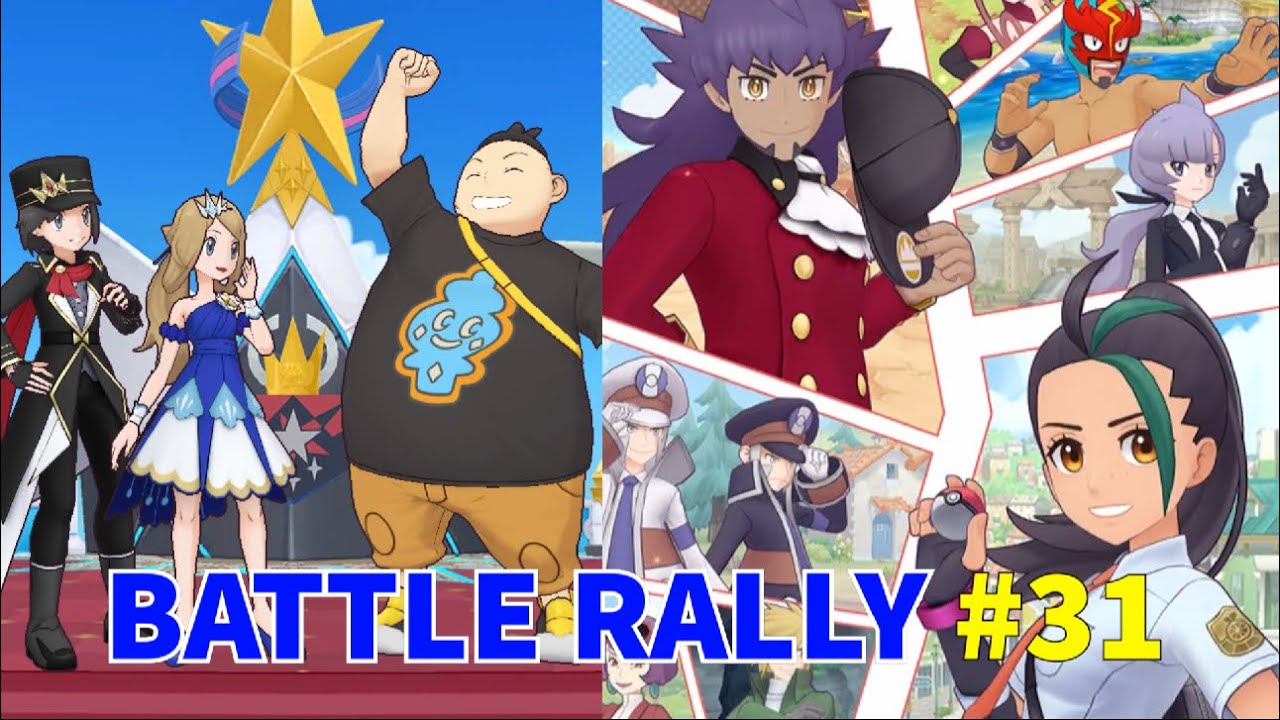 Battle Rally Run #31: Kalos and Rival Upgrade, 11,550 Points Run - Pokémon Masters EX