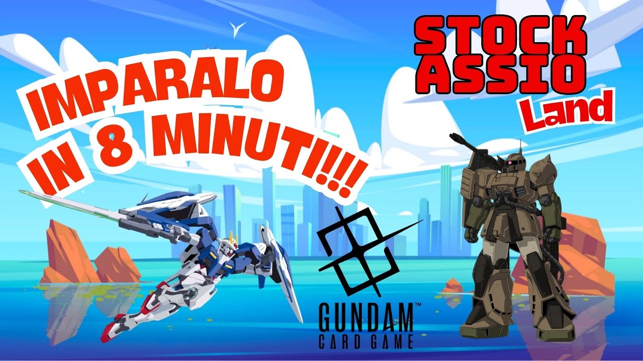 GUNDAM CARD GAMES SPIEGATO IN 8 MINUTI!!!!