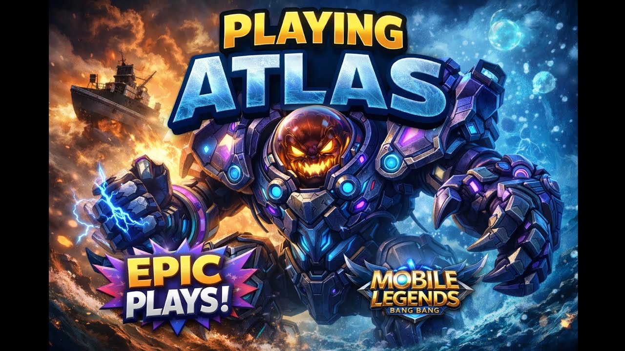 Atlas gameplay || Monsoon Saga #mobilelegends #mlbb #atlas #atlasmlbb #gameplay 