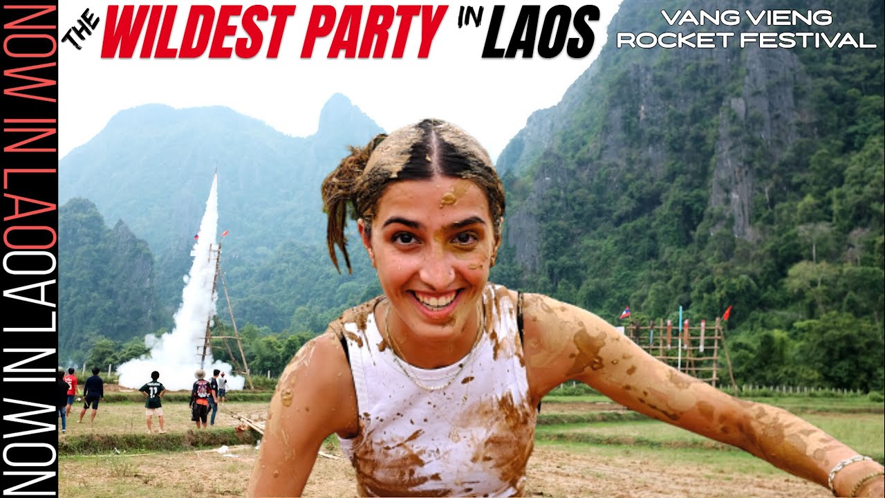 This is the WILDEST PARTY in Laos! Vang Vieng Rocket Festival