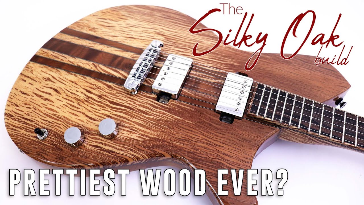 Full Guitar Build in 10 Minutes- My Prettiest Wood Choices Ever?