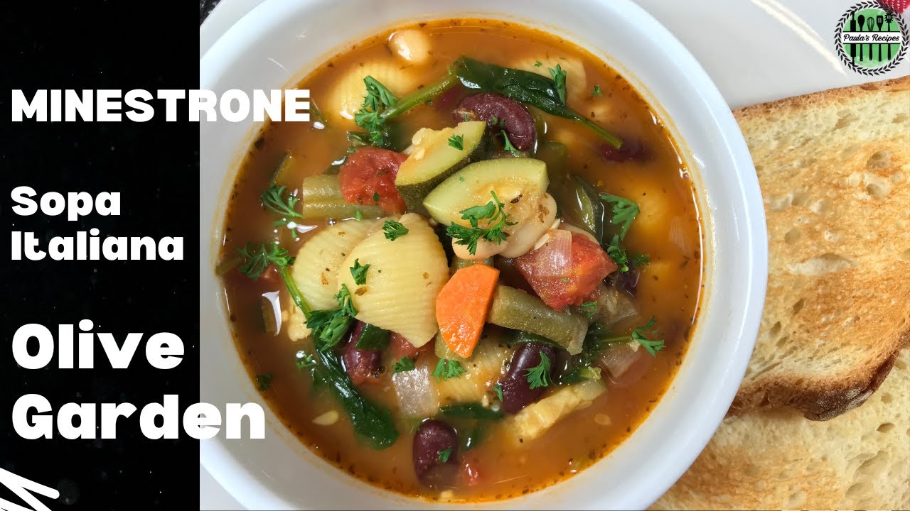 MINESTRONE SOPA ITALIANA - OLIVE GARDEN