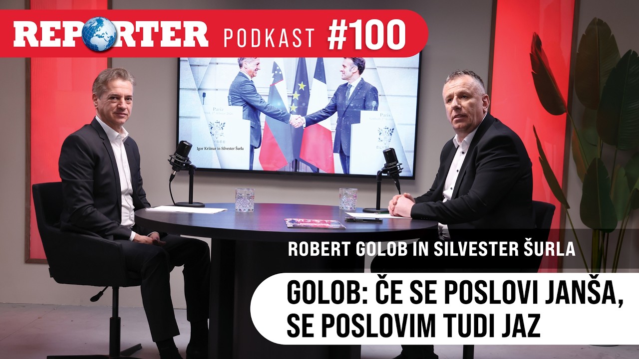 Reporter podkast #100: Robert Golob gre naprej ali nazaj