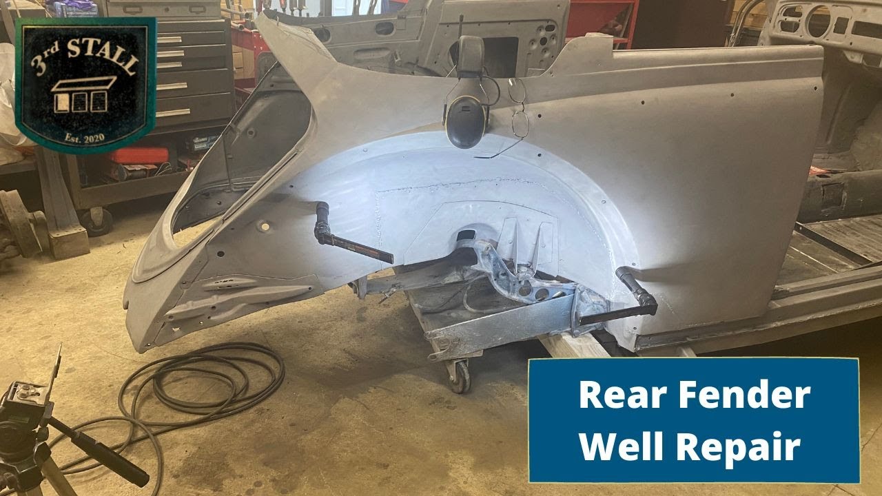 1966 VW Beetle Convertible Restoration Pt. 11 - Rear Fender Well Repair