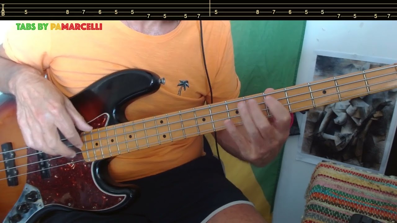 Slave Driver - Bob Marley, Peter Tosh - Bass Cover with tabs 4K