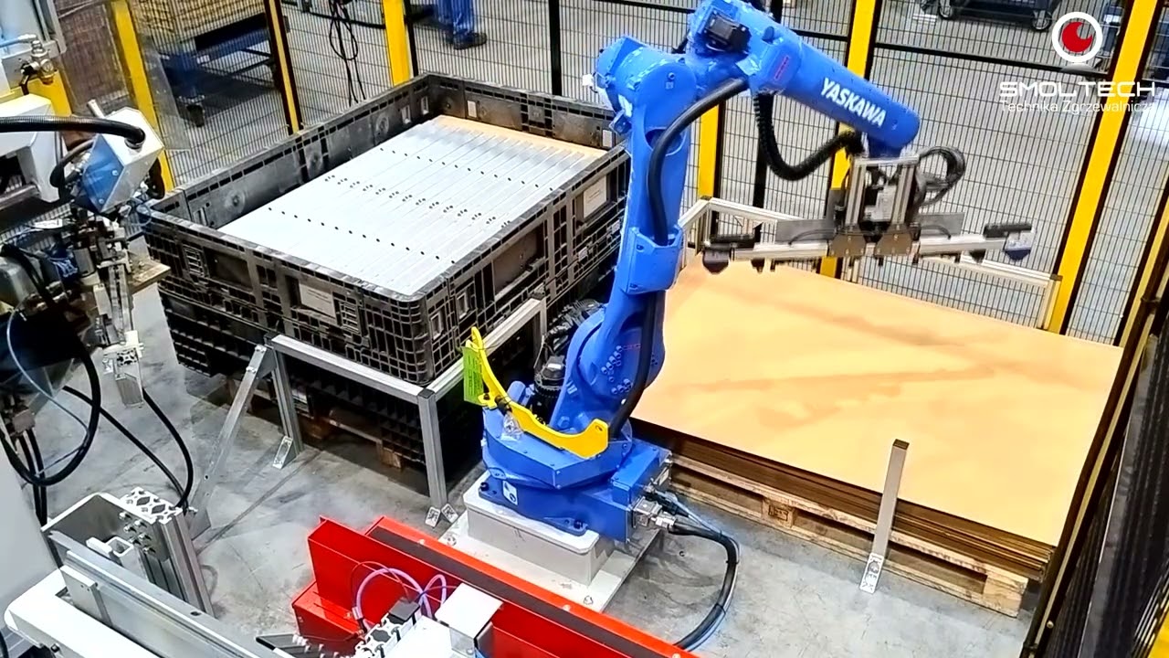SMOLTECH - Robotyzacja zgrzewania, zgrzewanie nakrętek - robotic welding of nuts