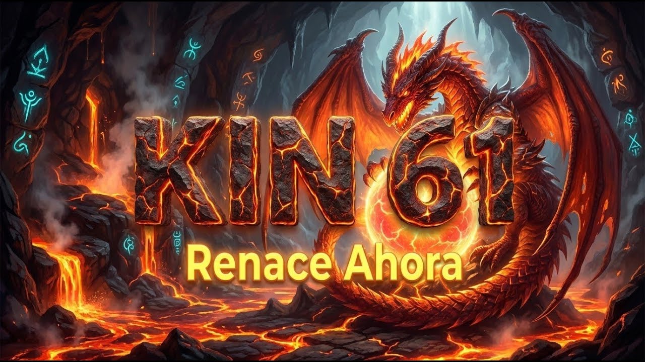 ¡Renace Ahora! 🐉 KIN 61: Dragón Solar Rojo | Música para Activar el ADN