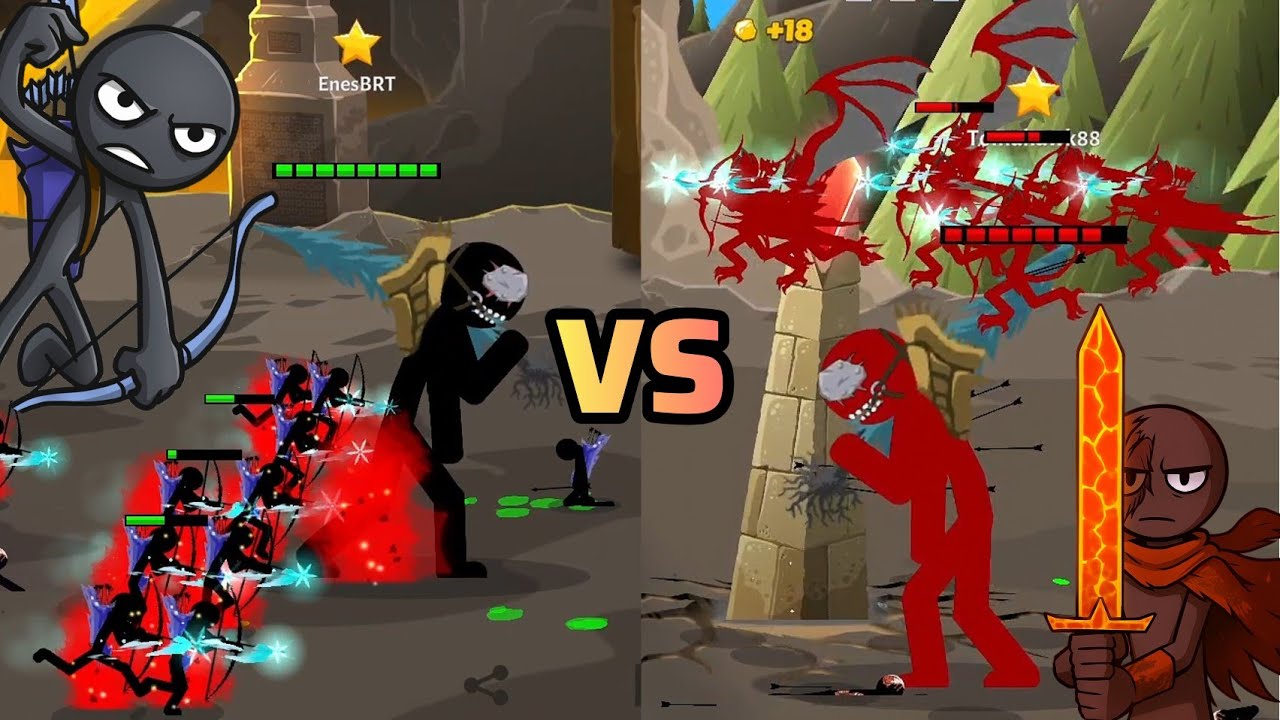 Eclipsor Spam VS Archidon Spam With General Giantlord Sightless Stick War: Saga Stick God Ranked DM