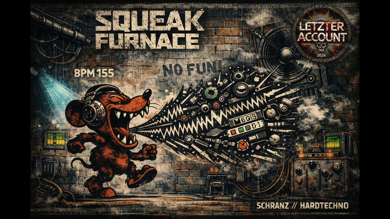 SQUEAK FURNACE – Extreme Schranz Hardtechno | Cartoon Mouse Vocals | Industrial Rave