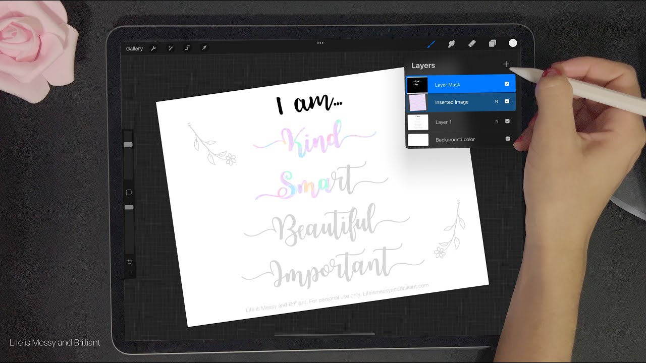 iPad Lettering for Beginners - How to Practice hand lettering on the Procreate iPad app
