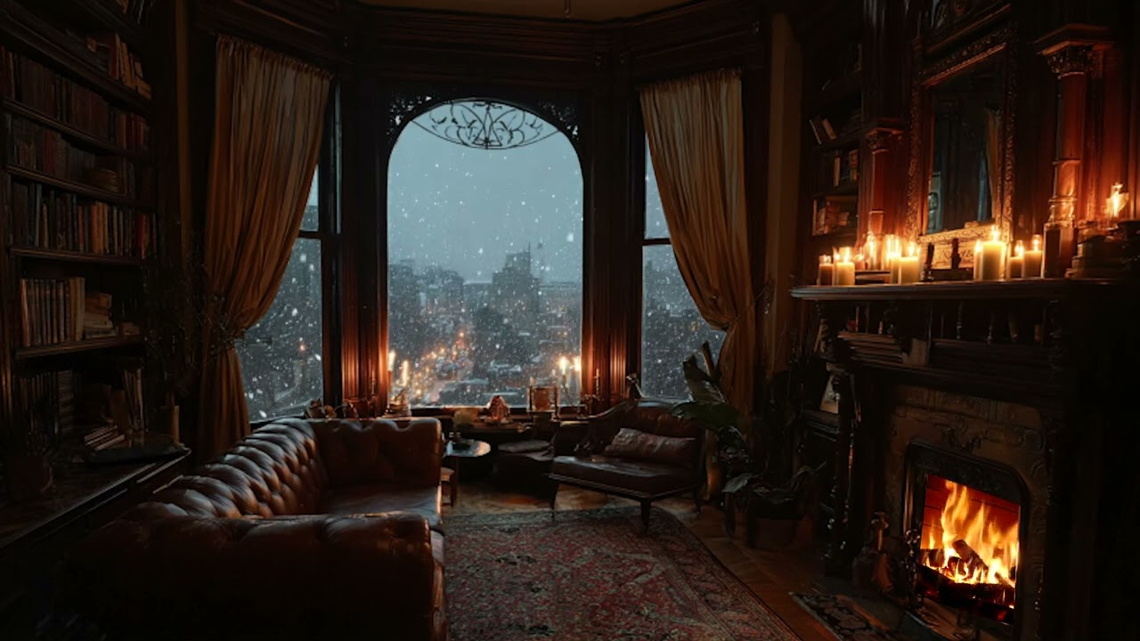 Glowing Ember Piano 🎹🔥 | Night Relax Ambience