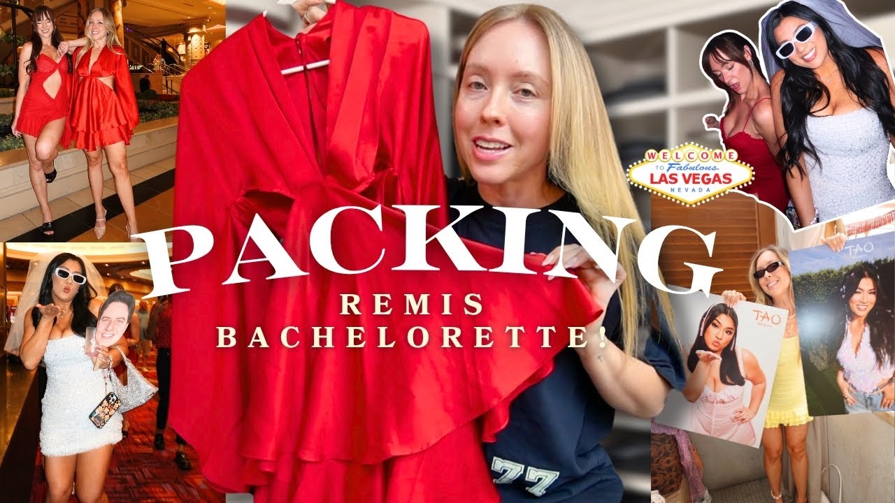 Packing for Remis Vegas Bachelorette! + GRWM to go on Pretty Basic!
