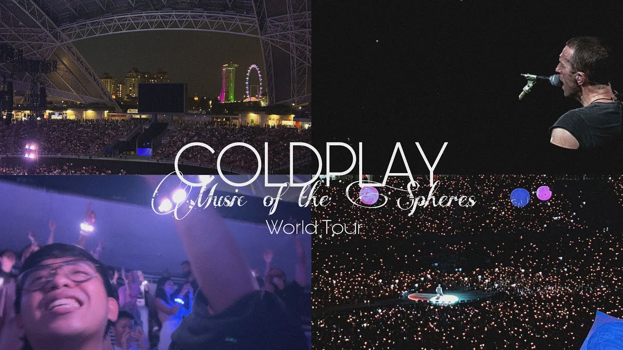 Coldplay Concert in Singapore (Music of the Spheres World Tour) / vlog #09