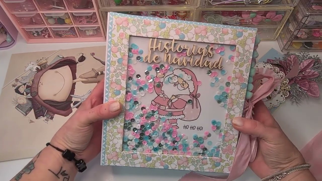 Correo bonito navideño de la preciosa @alma creativa🥰🥰🥰🥰