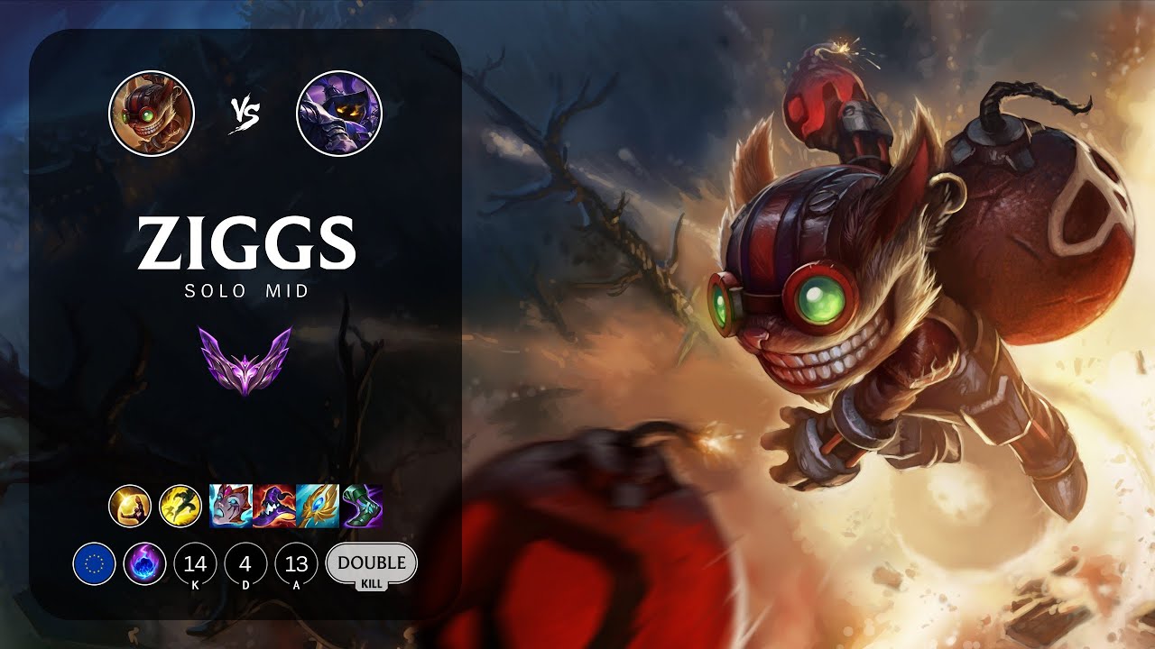 Ziggs Mid vs Veigar - EUW Master Patch 13.5
