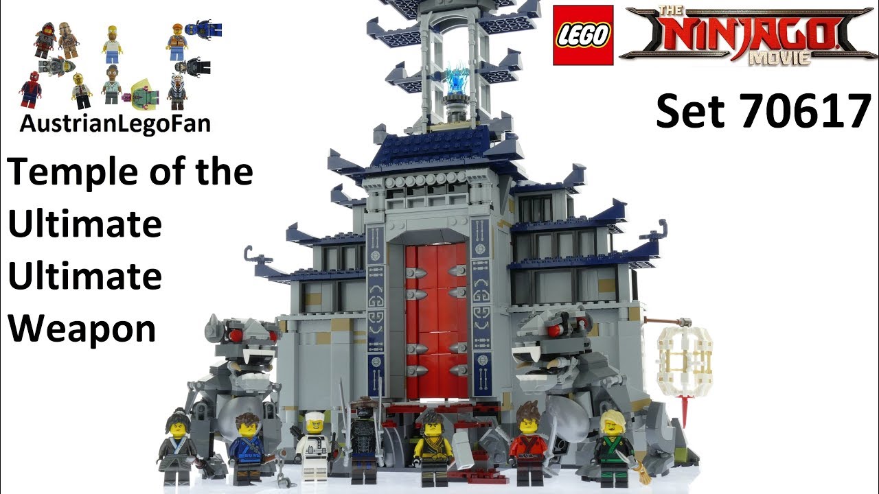 Lego Ninjago Movie 70617 Temple of the Ultimate Ultimate Weapon - Lego Speed Build Review