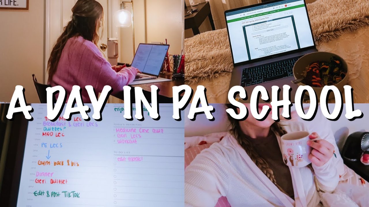 A DAY IN THE LIFE AS A PA SCHOOL STUDENT | at michigan state university