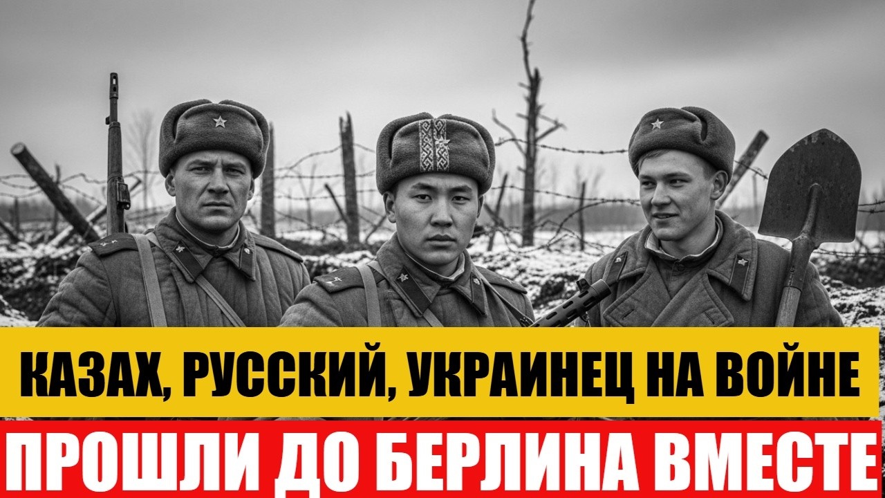 ИХ СВЯЗАЛА ВОЙНА: Казахский Чабан, Русский Учитель, Украинский Шахтёр