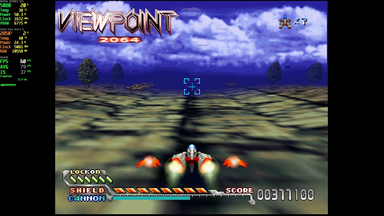Viewpoint 2064 (Unreleased) Prototype Gameplay | paraLLEl 64 | Retroarch