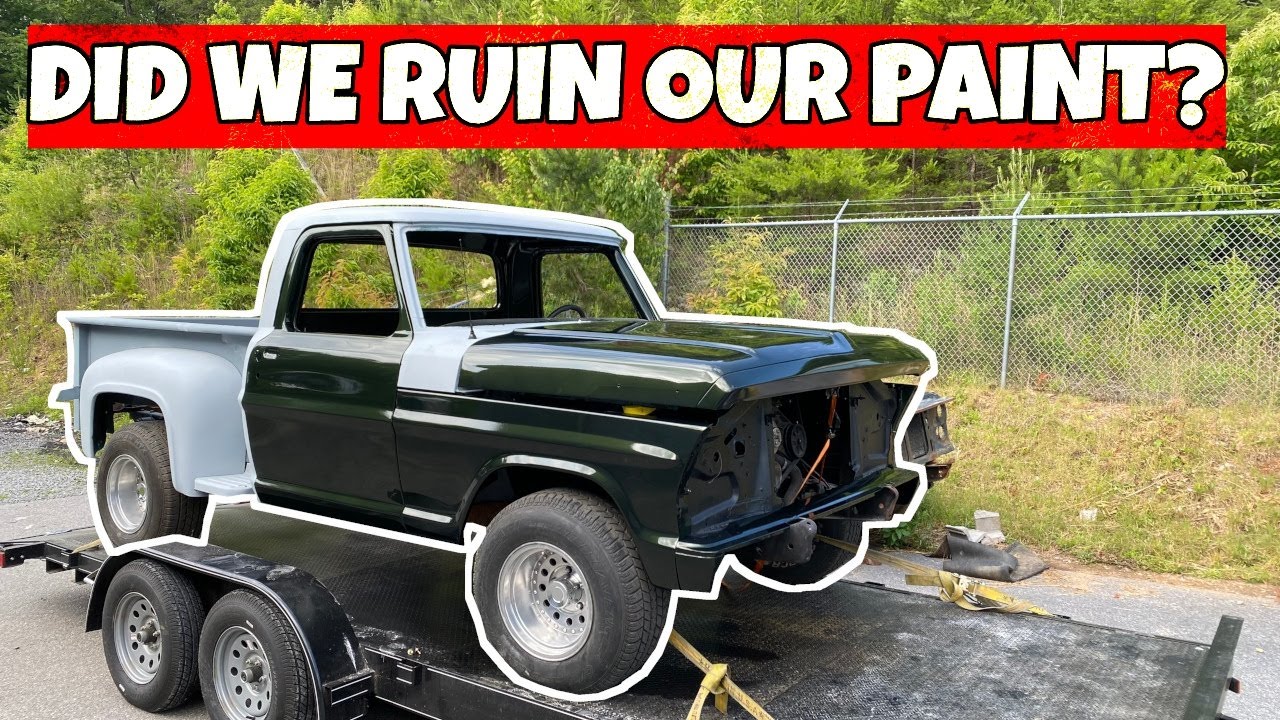 69 Ford F100 the PAINT looks SO GOOD! Sound Deadening Kilmat installed