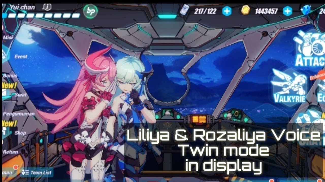 Voice liliya & Rozaliya twin mode - Honkai impact 3