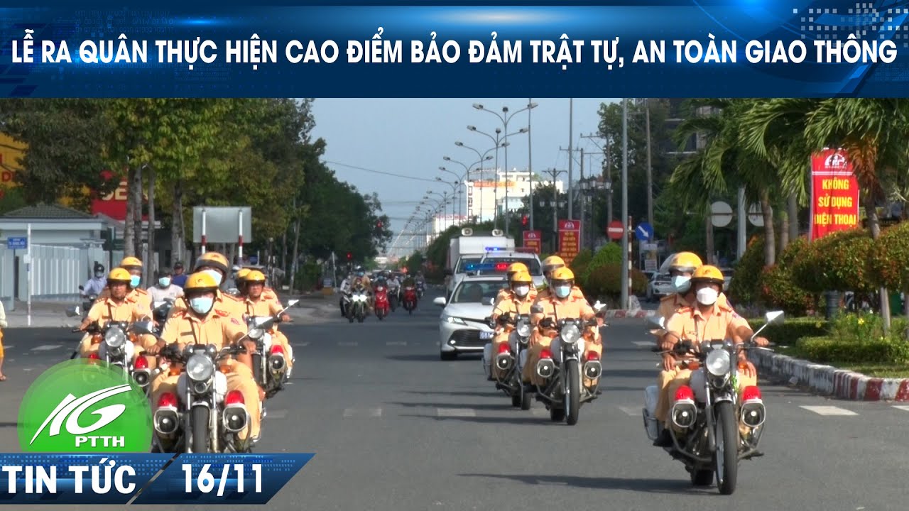 Lễ ra quân thực hiện cao điểm bảo đảm trật tự, an toàn giao thông | THKG