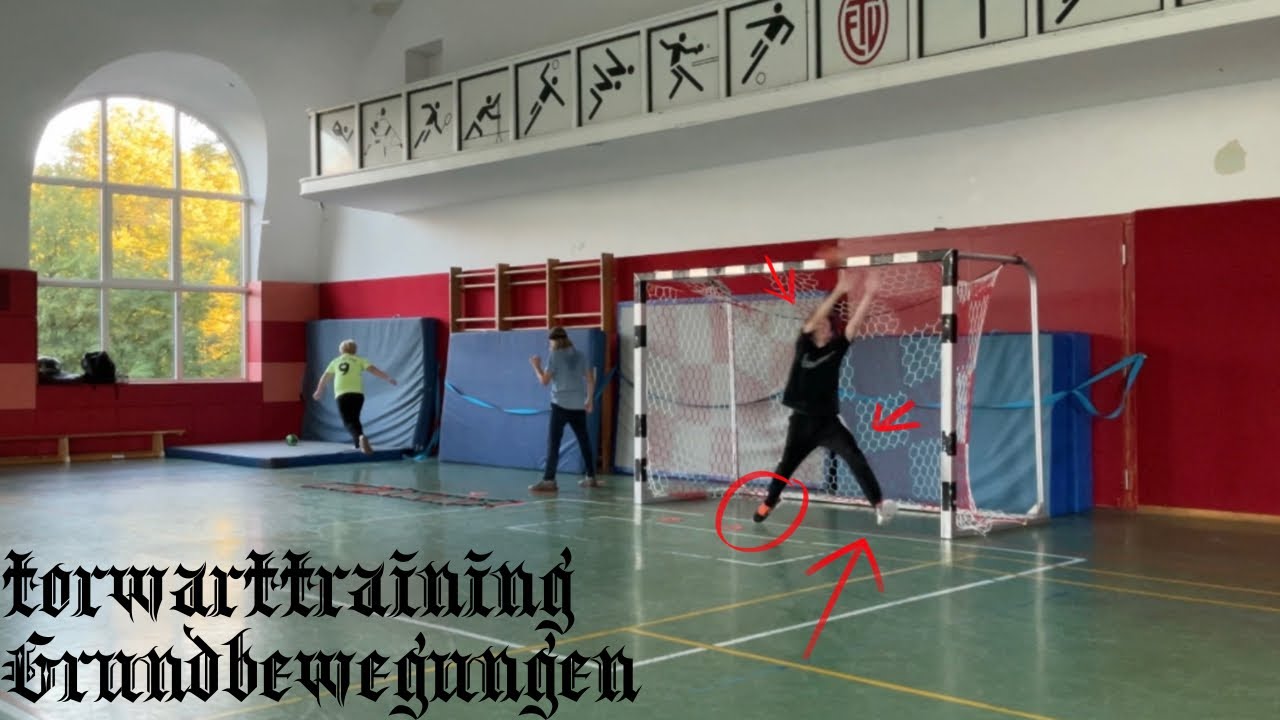 Handballtorwarttraining, Grundbewegungen