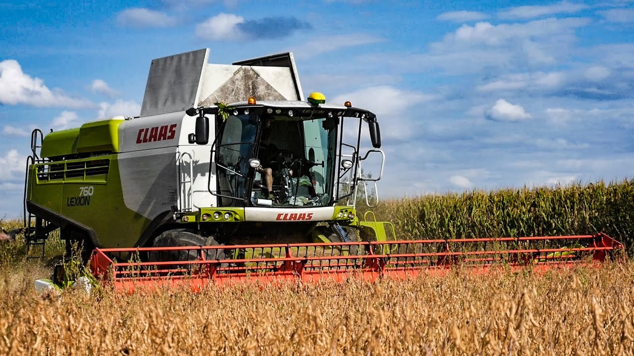 Récolte SOJA 2020 / CLAAS 760