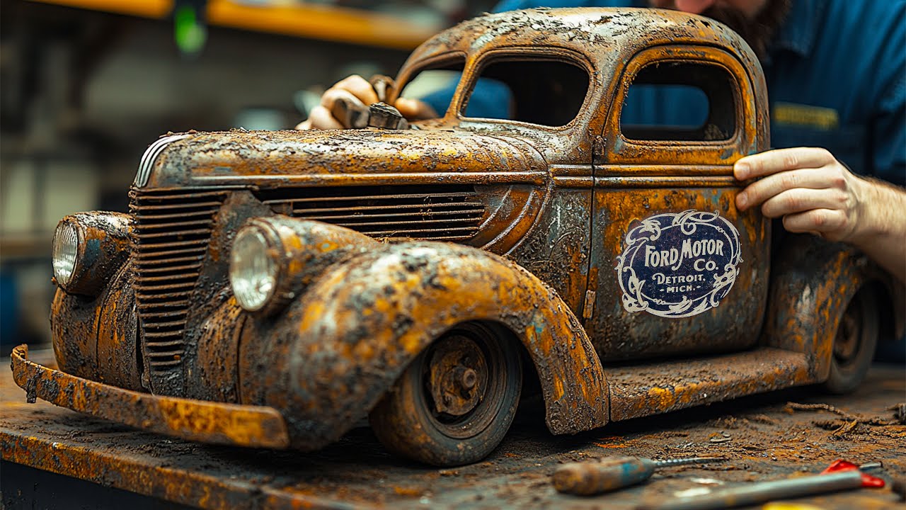 Extreme Rusty Truck Cleaning ASMR  So Satisfying Restoration