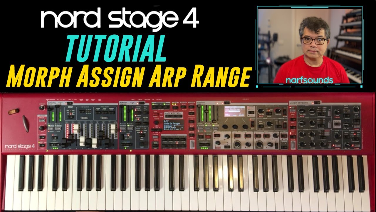 Nord Stage 4 Tutorial: Assign Morph Controls to Arpeggio Pattern Range