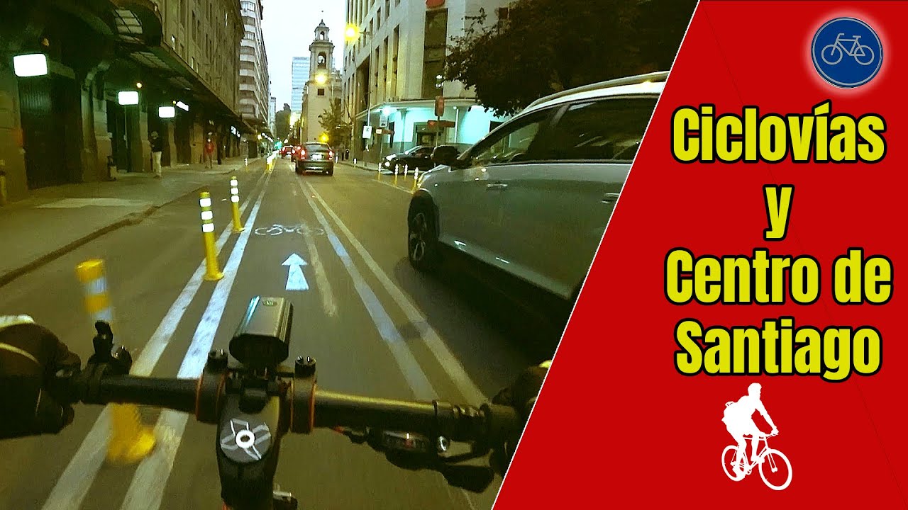 Vueltita por CICLOVÍAS y CENTRO de SANTIAGO