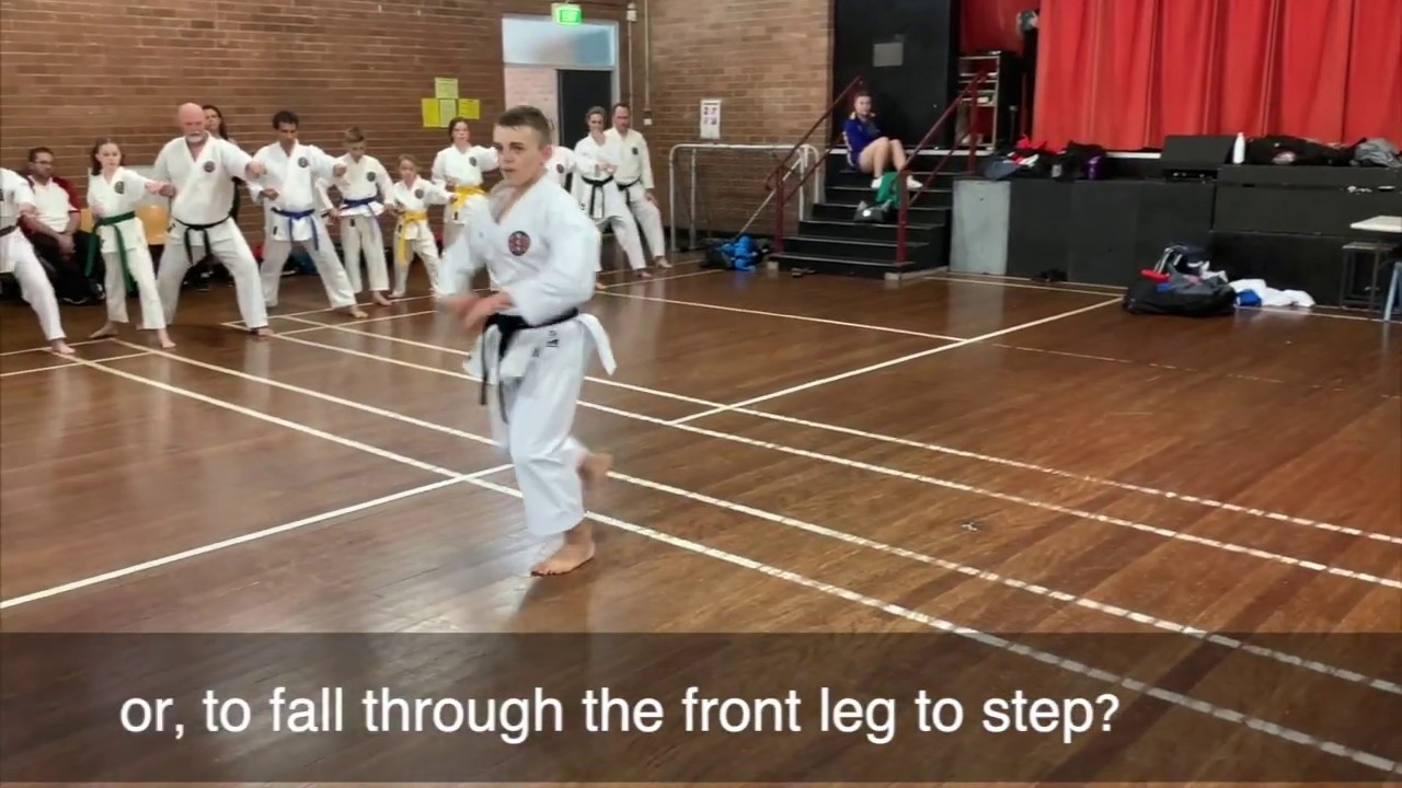Developing Speed in Zenkutsu Dachi