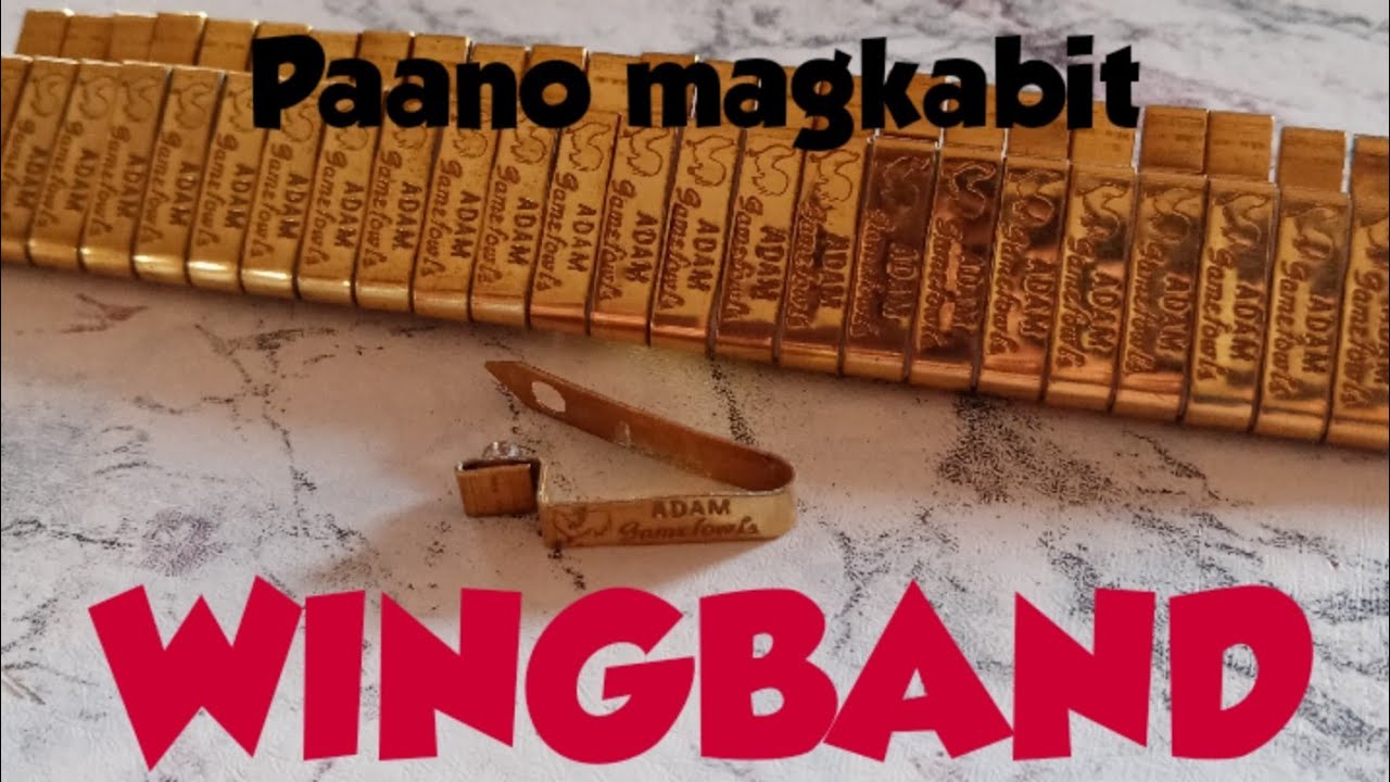 WINGBAND / paano magkabit ng wingband