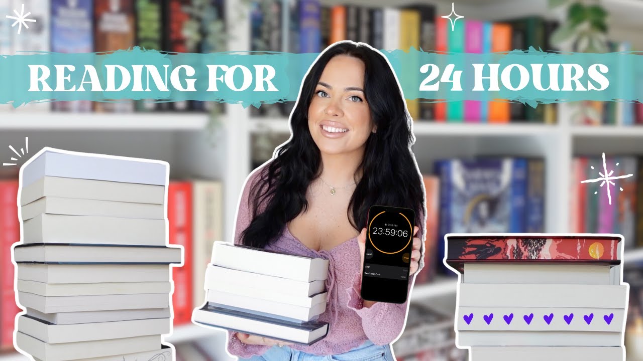reading as many books as I can in 24 hours 📖⏱️ reading vlog