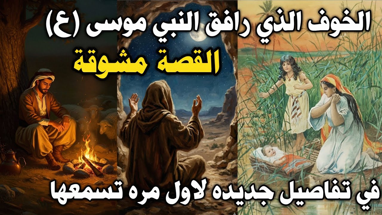 قصة مشوقة: الخوف الذي رافق النبي موسى (ع) في تفاصيل جديده لاول مره تسمعها