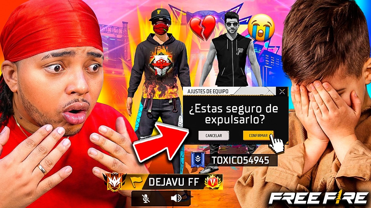 !Expulse A “ESTE NIÑO Con 10 AÑOS“ De MI Escuadra y Termino Llorando 😭 Dejavu FF!