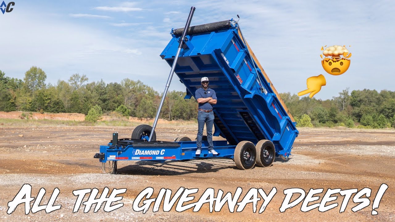 Dump Trailer Giveaway LIVE! 🎉 | Pacesetter | Diamond C
