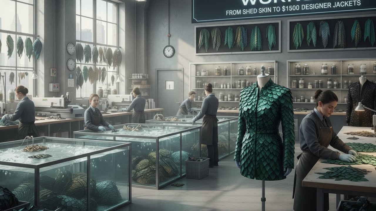 Inside the Lizard Scales Workshop  Shed Skin to $1500 Designer Jackets