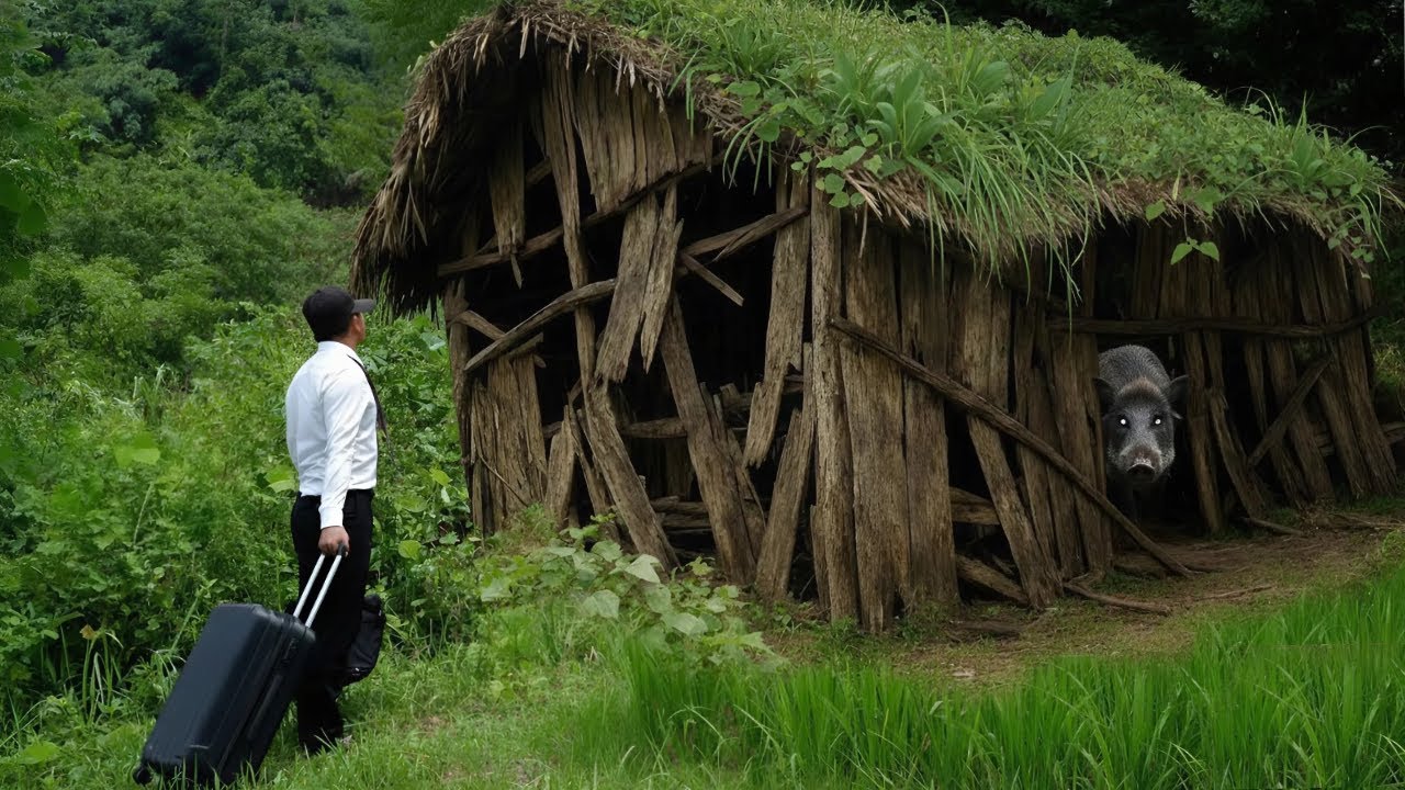 Young Engineer Quits City Life to Restore an Abandoned Forest House (Full Transformation)